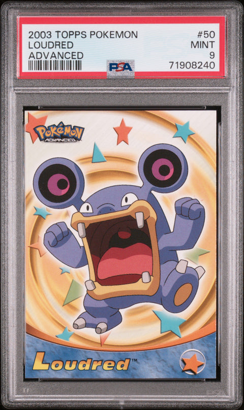 2003 Topps Pokemon Advanced #50 Loudred Advanced PSA 9