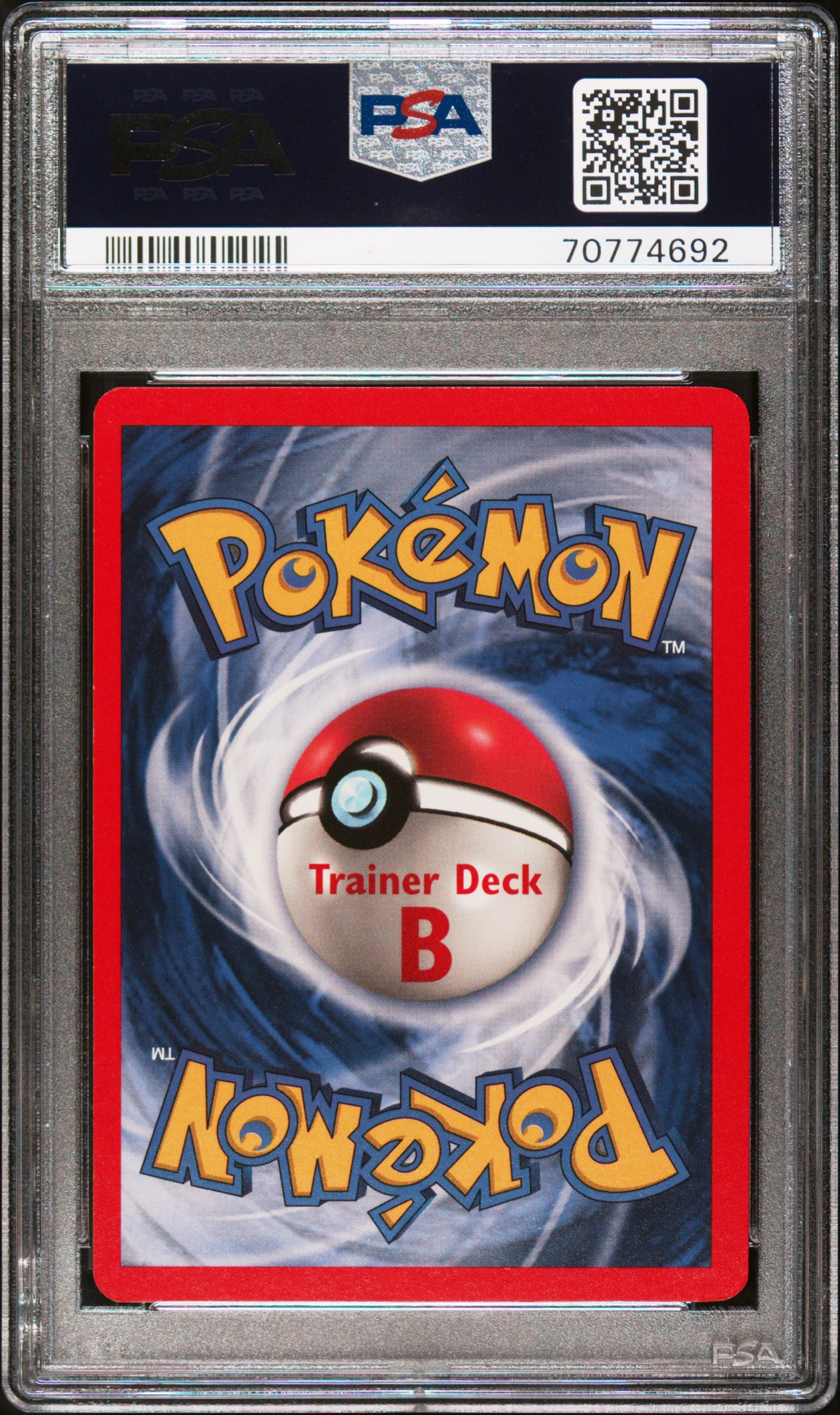 1999 Pokemon Game #92 Energy Removal Trainer Deck B PSA 9