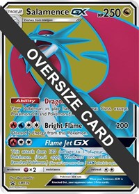 pokemon Jumbo Cards Salamence GX - SM139 (SM Black Star Promo)