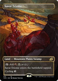 MTG Ikoria: Lair of Behemoths Savai Triome (Showcase)