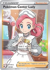 pokemon SWSH04: Vivid Voltage Pokemon Center Lady (Full Art)