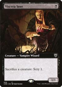 MTG Commander Legends Viscera Seer (Extended Art)
