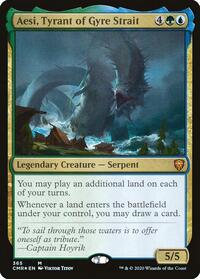 MTG Commander Legends Aesi, Tyrant of Gyre Strait