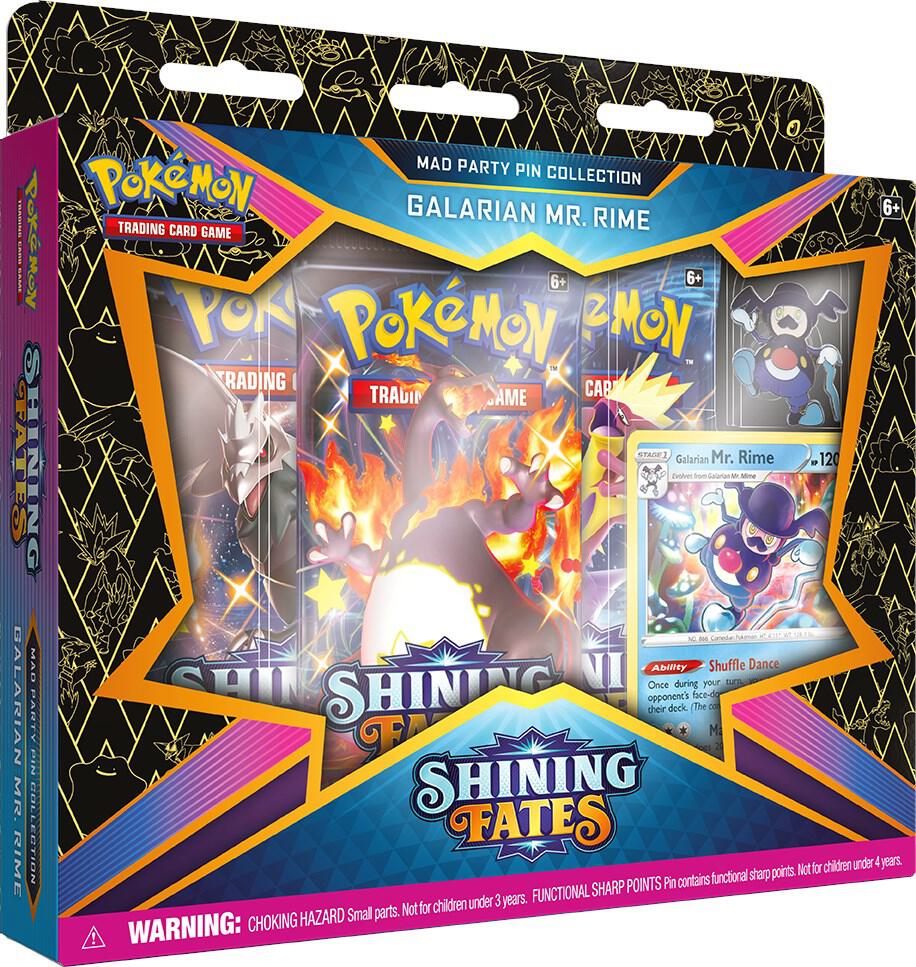 pokemon Shining Fates Shining Fates Mad Party Pin Collection