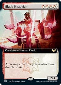 MTG Strixhaven: School of Mages Blade Historian (Extended Art)
