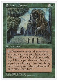 MTG Fifth Edition Sylvan Library