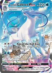 Pokemon SWSH06: Chilling Reign Ice Rider Calyrex VMAX (Alternate Art Secret)