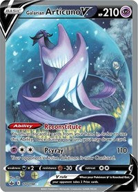 Pokemon SWSH06: Chilling Reign Galarian Articuno V (Alternate Full Art)