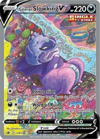 Pokemon SWSH06: Chilling Reign Galarian Slowking V (Alternate Full Art)