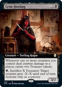 MTG Commander: Adventures in the Forgotten Realms Grim Hireling (Extended Art)