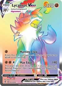 pokemon SWSH07: Evolving Skies Lycanroc VMAX (Secret)