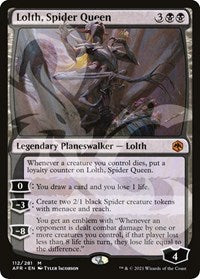 MTG AFR Ampersand Promos Lolth, Spider Queen