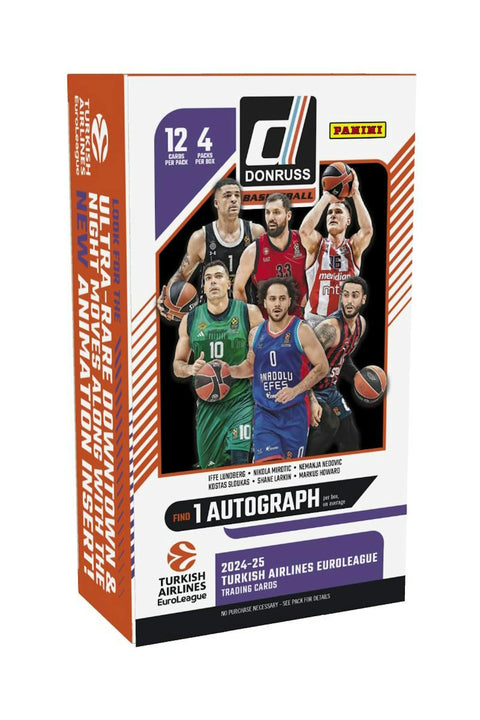 2024/25 Panini Donruss Turkish Airlines EuroLeague Basketball Hobby Box