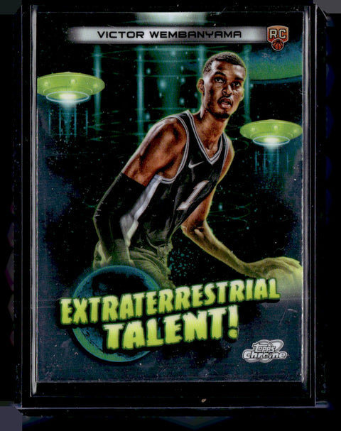 2023-24 Topps Chrome Cosmic #ET-16 Victor Wembanyama Extraterrestrial Talent