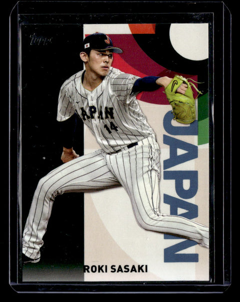2023 Topps Japan Edition #WBC-13 Roki Sasaki WBC Japanese National Team