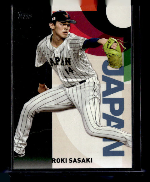 2023 Topps Japan Edition #WBC-13 Roki Sasaki WBC Japanese National Team