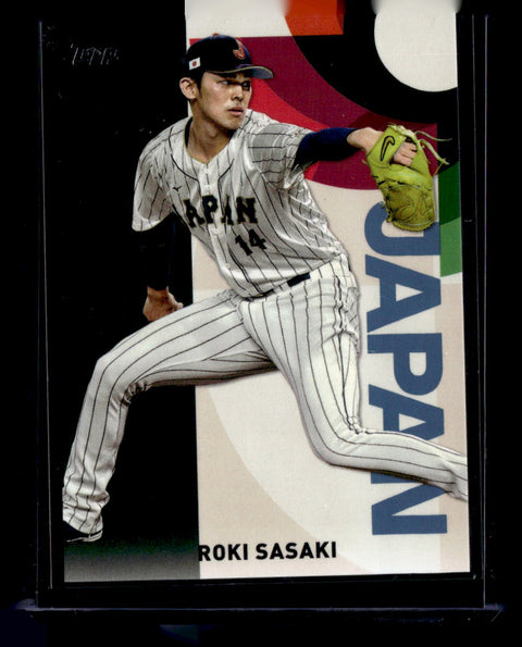 2023 Topps Japan Edition #WBC-13 Roki Sasaki WBC Japanese National Team