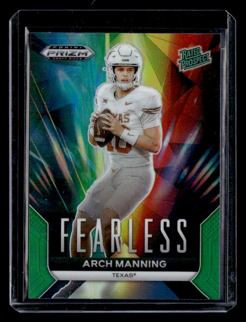 2024 Panini Prizm Draft Picks Arch Manning Fearless Rated