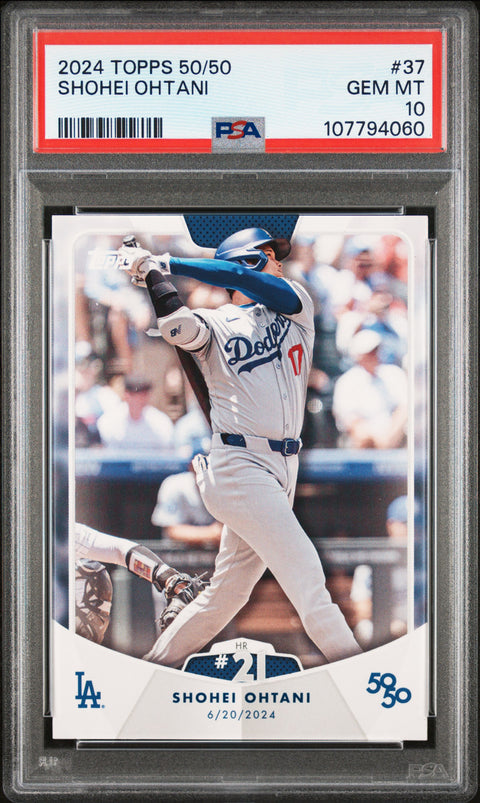 2024 Topps 50/50 Shohei Ohtani #37 Shohei Ohtani PSA 10