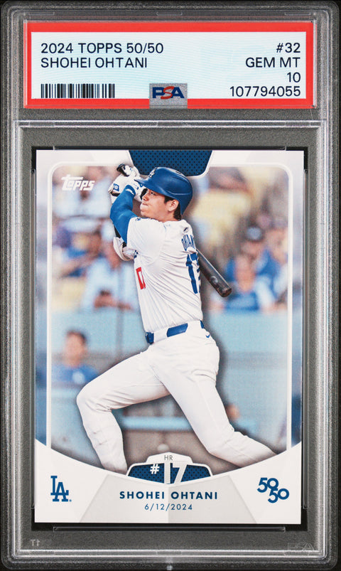 2024 Topps 50/50 Shohei Ohtani #32 Shohei Ohtani PSA 10
