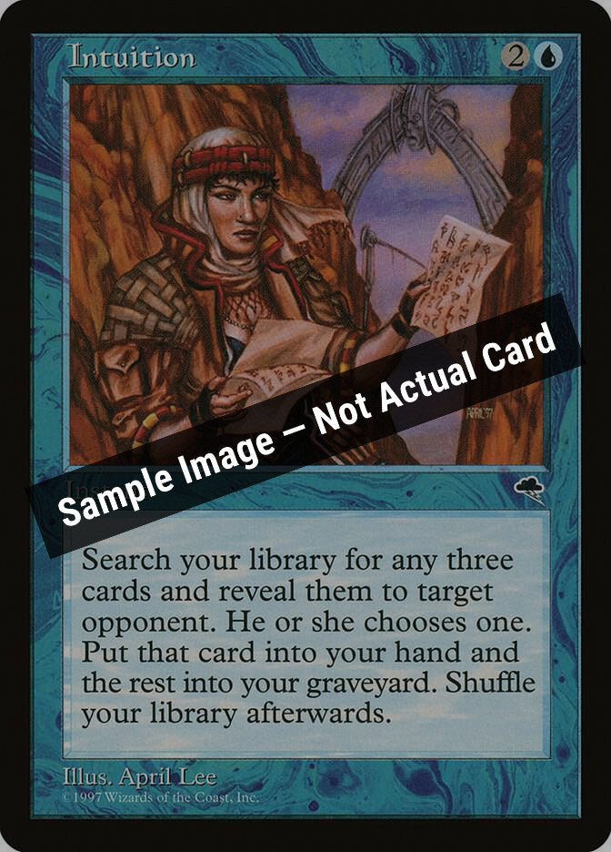 Magic,Tempest,Intuition - 70,Normal,Damaged — Sample Image, Not Actual Card