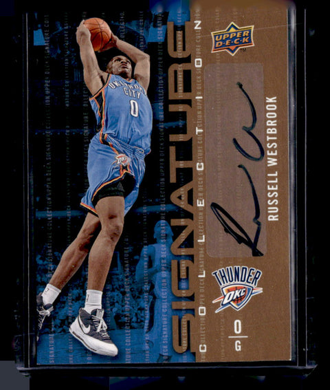 2009-10 Upper Deck #95 Russell Westbrook Signature Collection