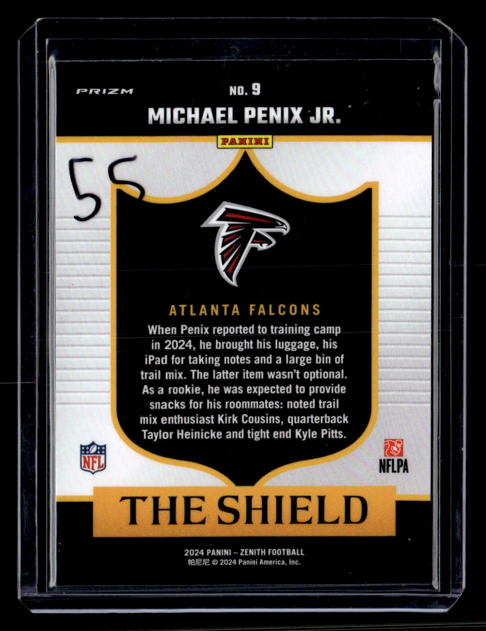 2024 Panini Zenith Michael Penix Jr. The Shield