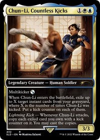 MTG Secret Lair Drop Series Chun-Li, Countless Kicks
