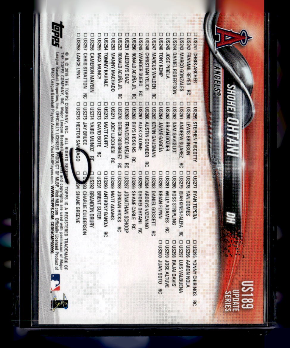 2018 Topps Update #US189 3-Game HR Streak