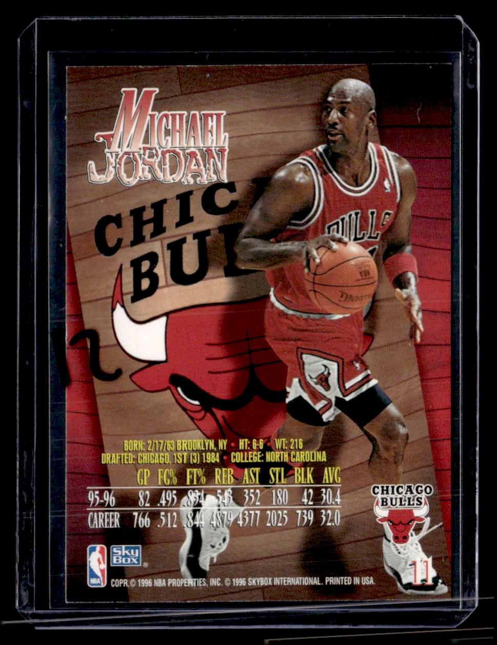 1996-97 SkyBox Z-Force #11 Michael Jordan