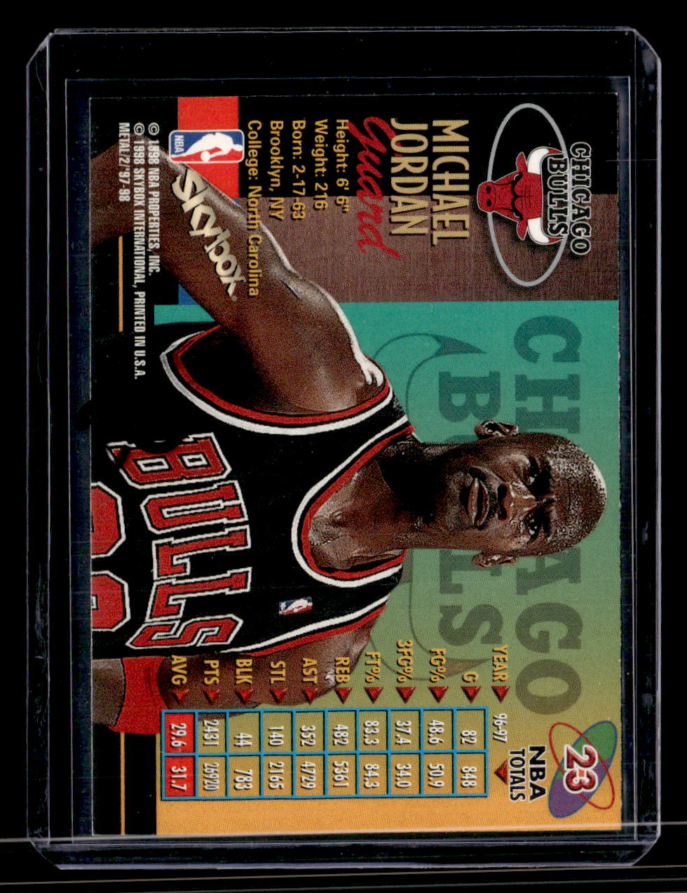 1997-98 Metal Universe Championship #23 Michael Jordan