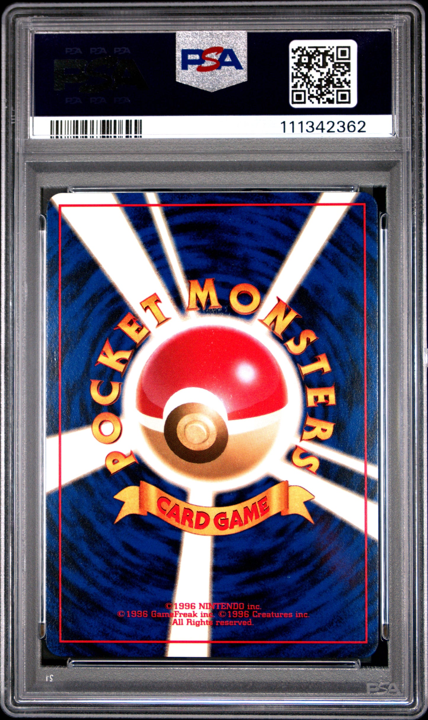 1998 Pokemon Japanese Gym #125 Lt.Surge'S Electabuzz Holo PSA 10