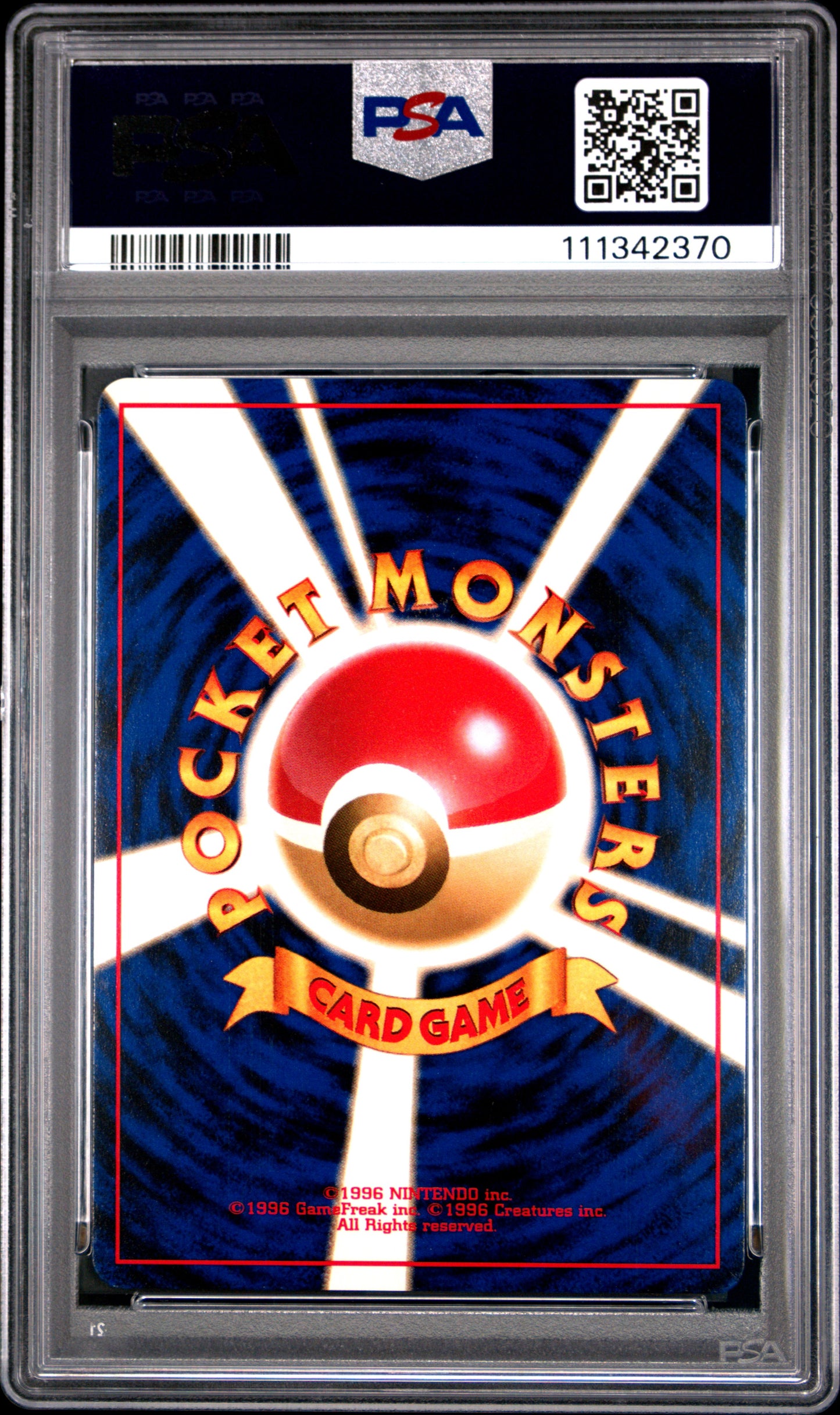 1997 Pokemon Japanese Jungle #101 Electrode-Holo PSA 10