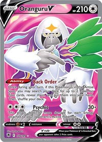 pokemon SWSH10: Astral Radiance Oranguru V (Full Art)