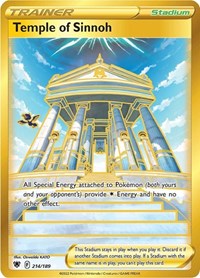 pokemon SWSH10: Astral Radiance Temple of Sinnoh (Secret)