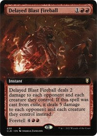 MTG Commander Legends: Battle for Baldur's Gate Delayed Blast Fireball (Extended Art)