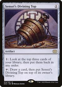 MTG Double Masters 2022 Sensei's Divining Top