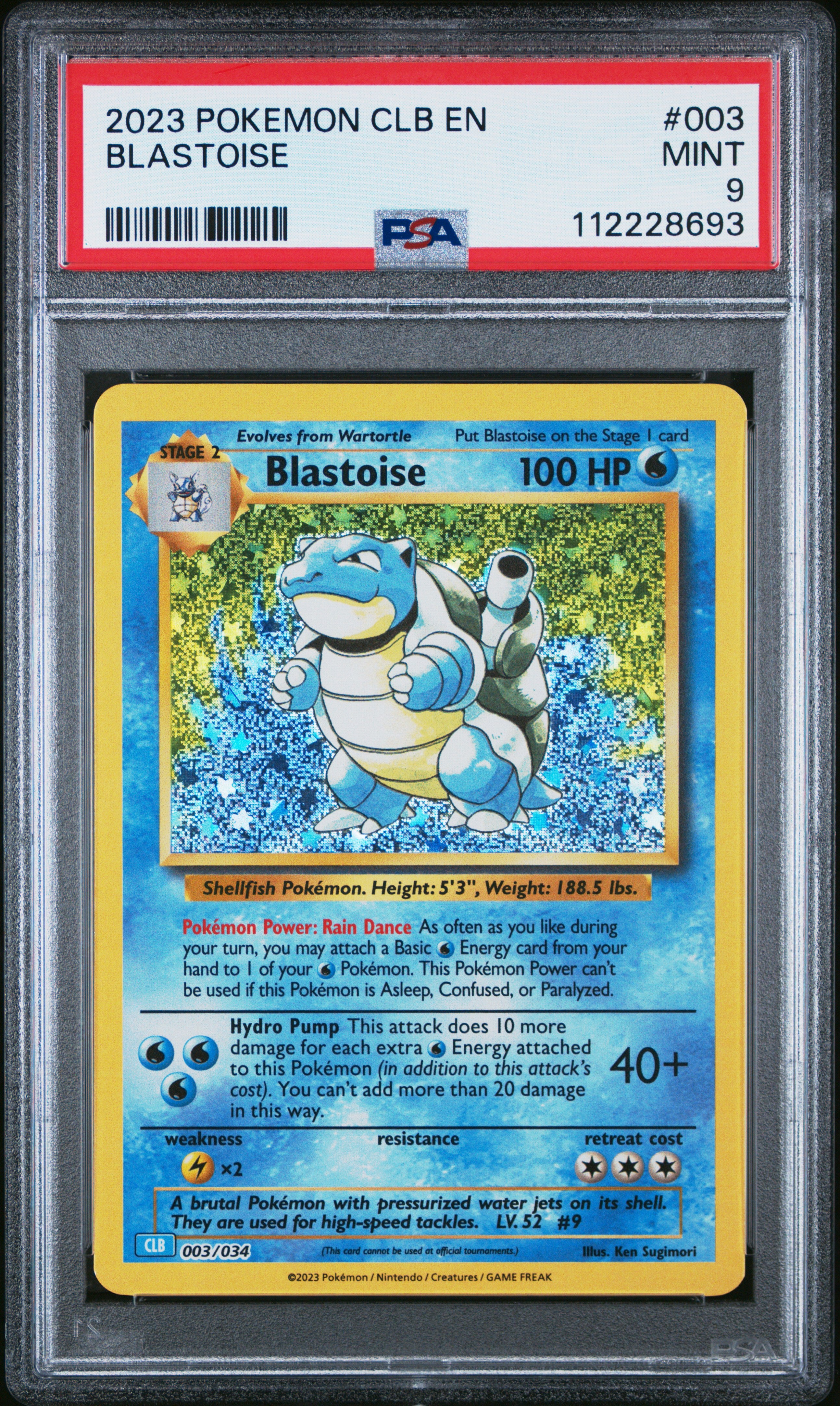 2023 Pokemon Clb-TCG Classic Blastoise & Suicune Ex Deck #003 Blastois Aloha Card Shop 2023 Pokemon Clb-TCG Classic Blastoise & Suicune Ex Deck #003 Blastois Aloha Card Shop