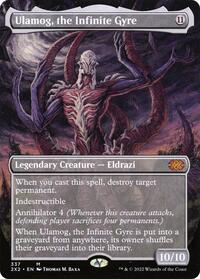 MTG Double Masters 2022 Ulamog, the Infinite Gyre (Borderless)