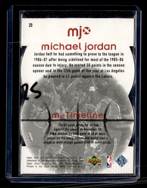 1998 Upper Deck MJx #20 Michael Jordan Timepieces Red #/2300