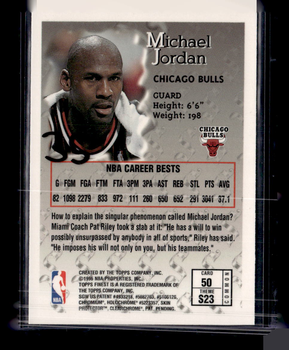 1996-97 Finest #50 Michael Jordan