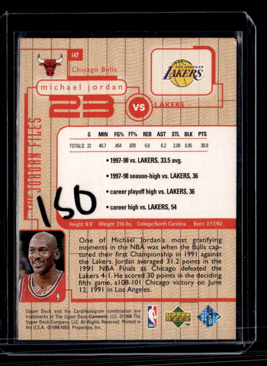1998 Upper Deck Michael Jordan Living Legend #147 Michael Jordan