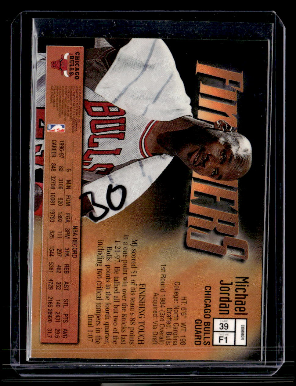 1997-98 Finest #39 Michael Jordan
