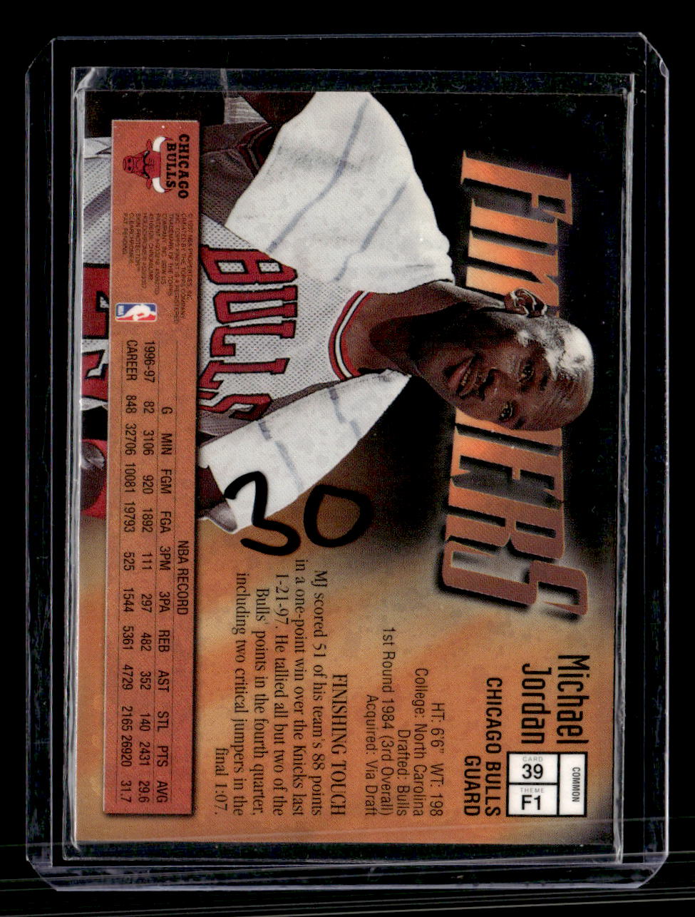 1997-98 Finest #39 Michael Jordan