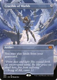 MTG Double Masters 2022 Crucible of Worlds (Borderless)