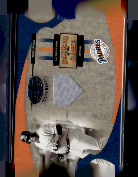 2005 Leaf Certified #FG-143 Tony Gwynn Fabric Of The Game /100