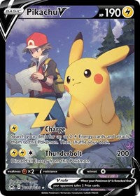Pokemon SWSH11: Lost Origin Trainer Gallery Pikachu V
