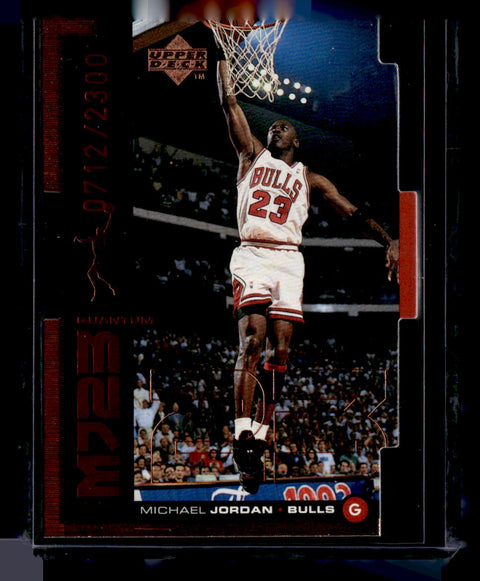 1998-99 Upper Deck #QMM1 Michael Jordan MJ23 Tier 1 (Quantum Bronze) #/2300