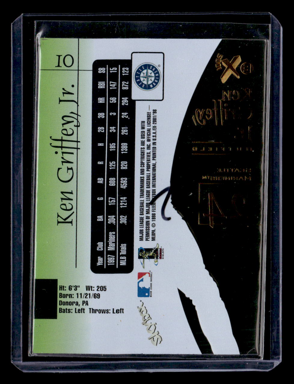1998 Skybox E-X2001 #10 Ken Griffey Jr.