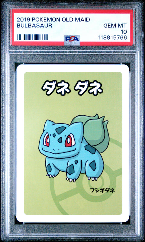 2019 Pokemon Old Maid Bulbasaur # PSA 10